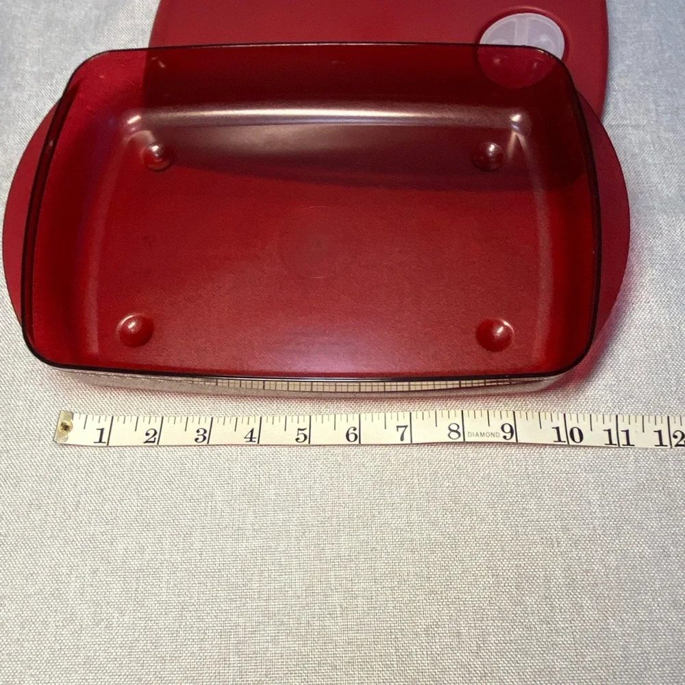 Tupperware Rock N Serve Rectangular Vented Microwave Reheatable 1.4L, 3381B-1.